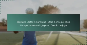 Regra do Cartão Amarelo no Futsal: Consequências, Comportamento do Jogador, Gestão do Jogo